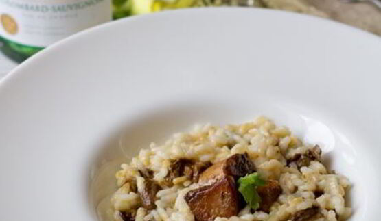 ризотто с белыми грибами