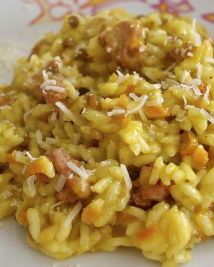 Рецепт ризотто с чечевицей