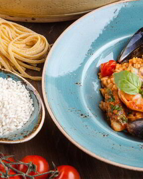 Ризотто с дарами моря