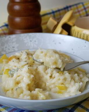 Ризотто с грушей и горгонзолой