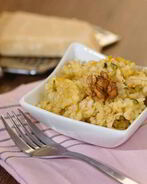 Ризотто с индейкой и орехами