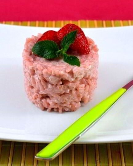 Рецепт ризотто с клубникой на 14 февраля