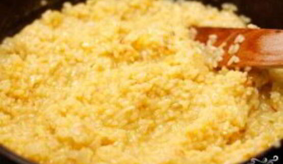 ризотто с коктейлем из морепродуктов