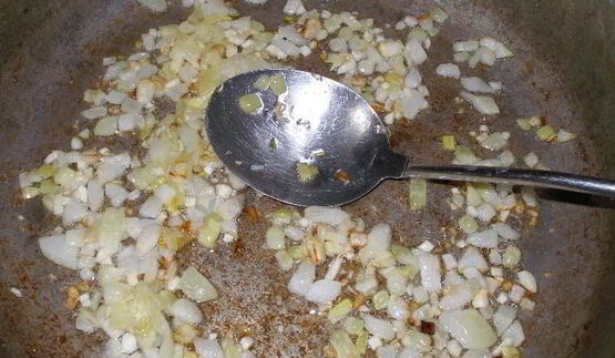 ризотто с курицей и замороженными овощами