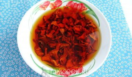 ризотто с лисичками