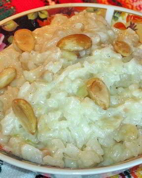 Ризотто с миндалем