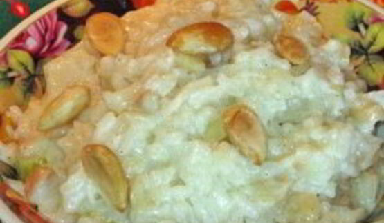 ризотто с миндалем