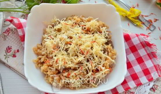 ризотто с мясом