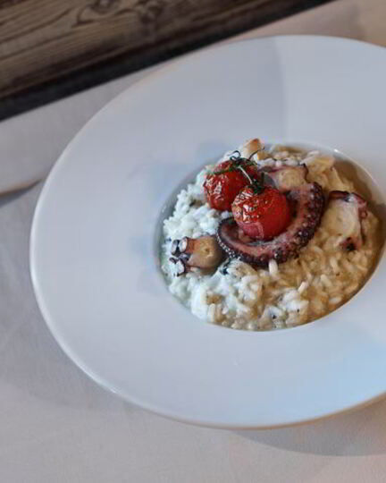 Рецепт ризотто с осьминогом