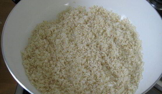 ризотто с тыквой и белыми грибами