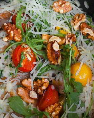 Ризотто с вешенками