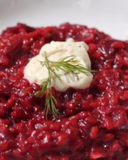 Рецепт свекольного ризотто