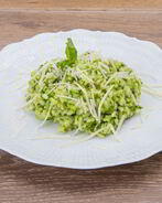 Зеленое ризотто со шпинатом