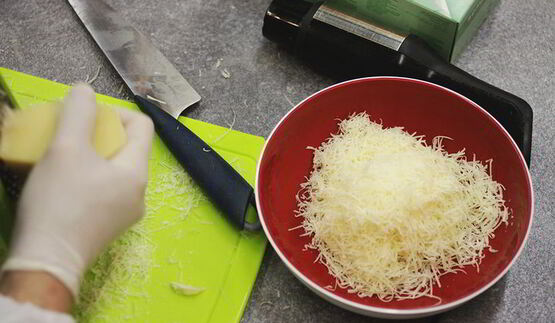 зеленое ризотто со скумбрией