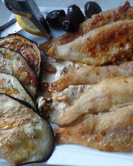 Рецепт барабульки хрустящей на подушке из хумуса