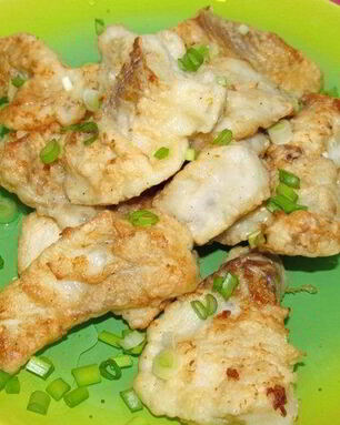 Филе минтая жареное