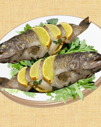 Рецепт форели в фольге с лимоном