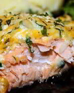 Горбуша в сметане