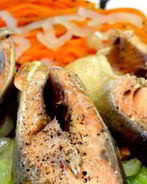 Горбуша вареная