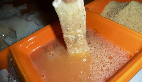 кальмары в панировочных сухарях хрустящие палочки