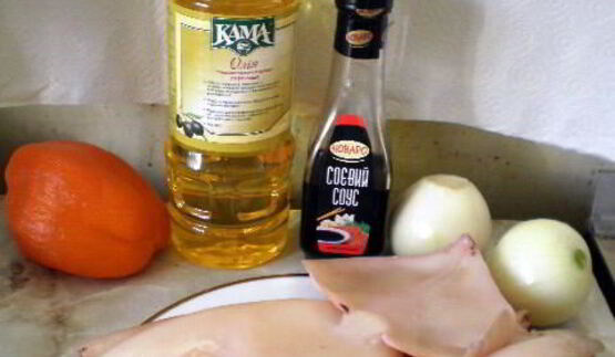 кальмары жареные по-китайски