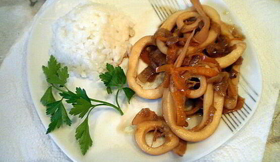 кальмары жареные по-китайски