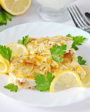 Камбала в сливках