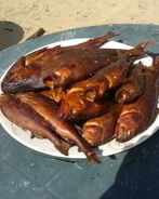 Копченый окунь