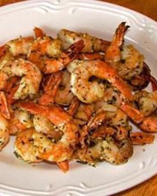 Креветки с базиликом