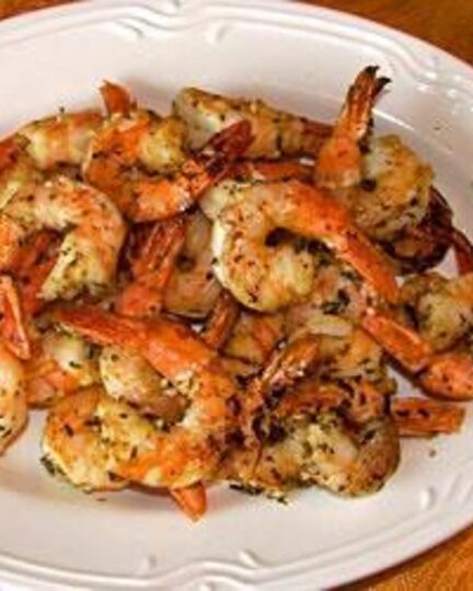 Рецепт креветок с базиликом