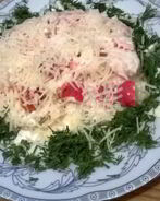 Креветки в сливочном соусе и помидорами черри