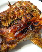 Пеленгас с розмарином на углях