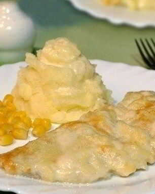 Рыба, тушеная в молоке