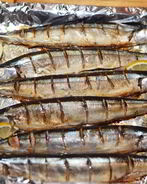 Сайра запеченая в фольге