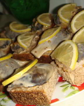 Сельдь в горчичном маринаде