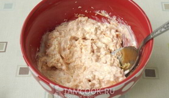 сельдь в сырном соусе