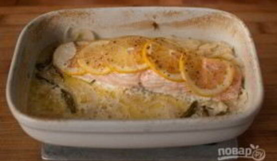 семга в фольге в духовке