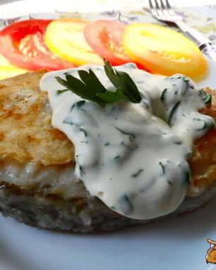 Треска со сливочным соусом