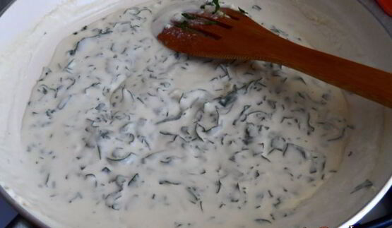 треска со сливочным соусом