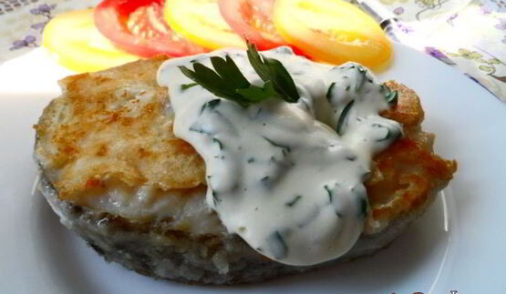 треска со сливочным соусом