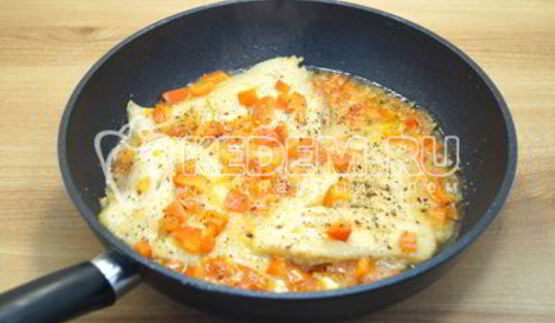 вкусная камбала на сковороде