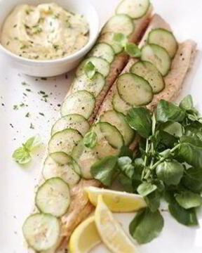 Запеченная горбуша в фольге