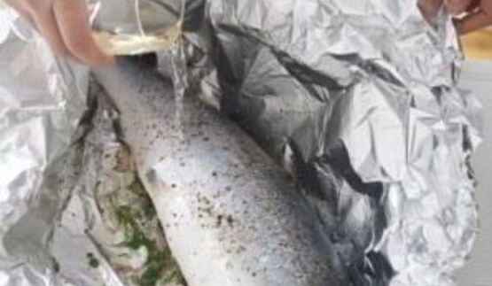 запеченная горбуша в фольге