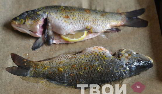 запеченный карп