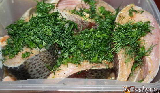 жареная форель с имбирно-апельсиновой ноткой