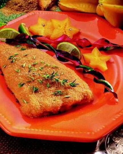 Рецепт жареной рыбы с тимьяном и лаймом