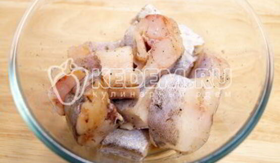 жареный минтай