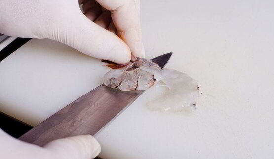 шафрановая лапша с креветками