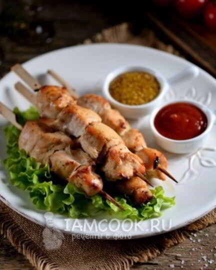 Рецепт куриного шашлыка в банке в духовке