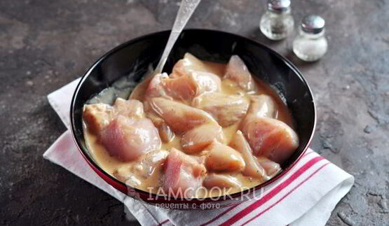 куриный шашлык в банке в духовке